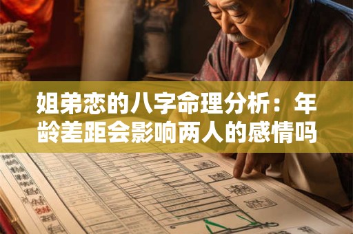 详细阅读:姐弟恋的八字命理分析:年龄差距会影响两人的感情吗 姐弟恋的八字命理分析:年龄差距会影响两人的感情吗