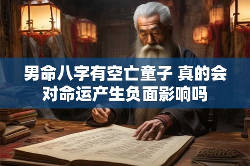 男命八字有空亡童子 真的会对命运产生负面影响吗