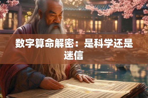 数字算命解密：是科学还是迷信
