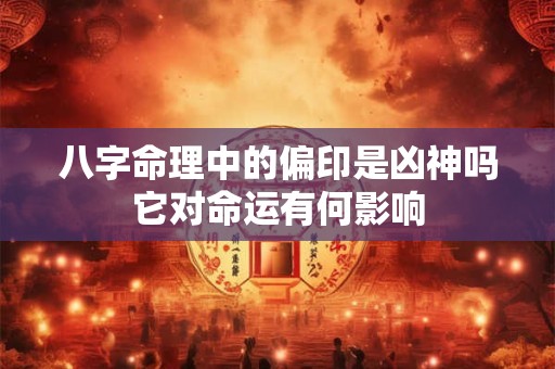 八字命理中的偏印是凶神吗它对命运有何影响