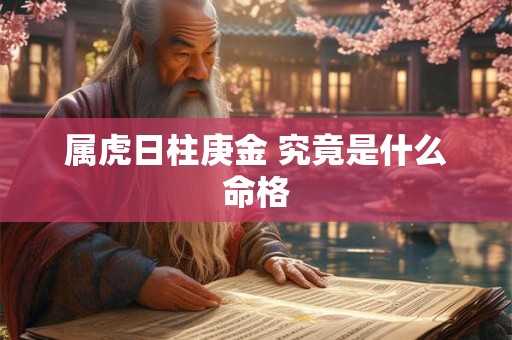 属虎日柱庚金 究竟是什么命格
