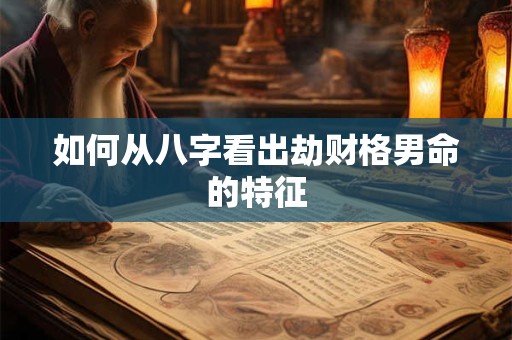 如何从八字看出劫财格男命的特征