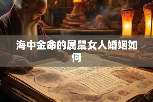 海中金命的属鼠女人婚姻如何