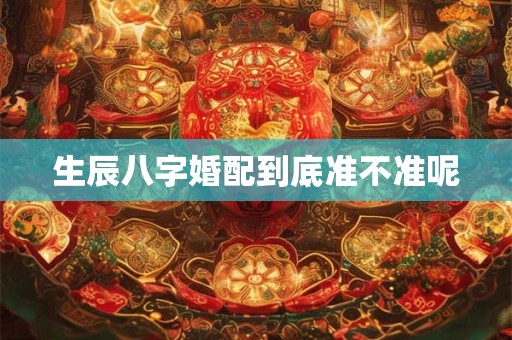 生辰八字婚配到底准不准呢