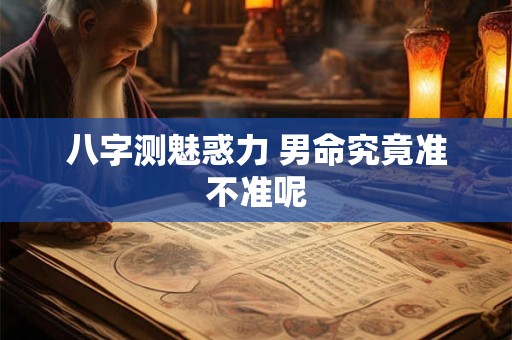 八字测魅惑力 男命究竟准不准呢