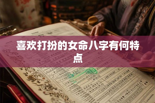 喜欢打扮的女命八字有何特点
