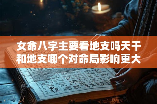 女命八字主要看地支吗天干和地支哪个对命局影响更大