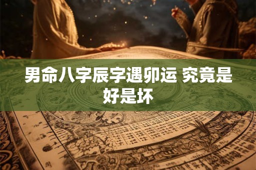 男命八字辰字遇卯运 究竟是好是坏