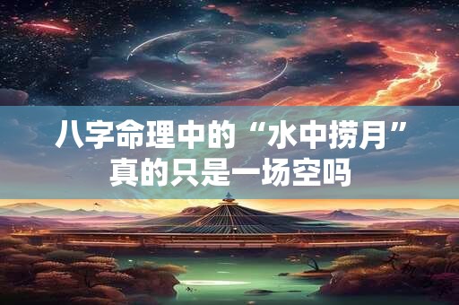 八字命理中的“水中捞月”真的只是一场空吗