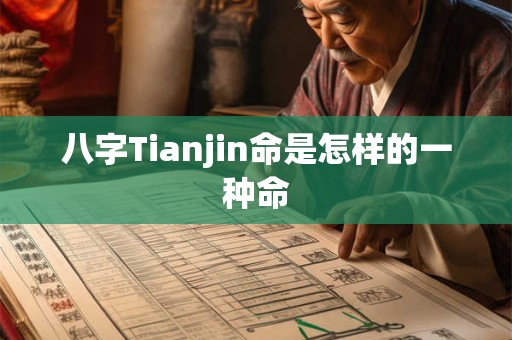 八字Tianjin命是怎样的一种命 八字Tianjin命是怎样的一种命