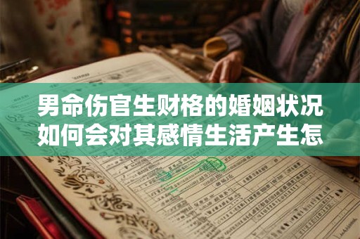 男命伤官生财格的婚姻状况如何会对其感情生活产生怎样的影响