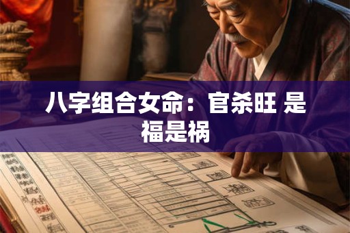 八字组合女命：官杀旺 是福是祸