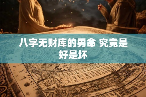 八字无财库的男命 究竟是好是坏