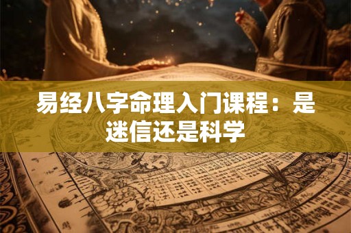 易经八字命理入门课程：是迷信还是科学