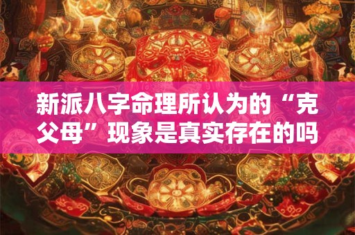 新派八字命理所认为的“克父母”现象是真实存在的吗