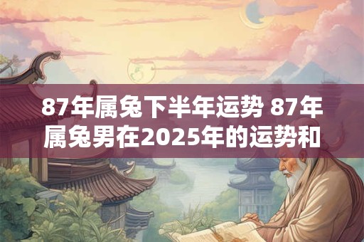 87年属兔下半年运势 87年属兔男在2025年的运势和财运