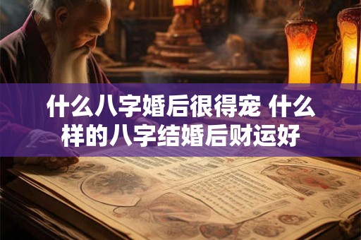 什么八字婚后很得宠 什么样的八字结婚后财运好 什么八字婚后很得宠 什么样的八字结婚后财运好