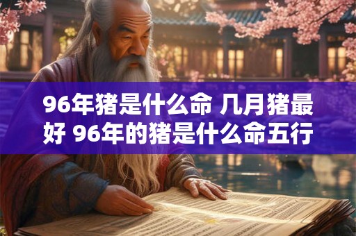 96年猪是什么命 几月猪最好 96年的猪是什么命五行属什么