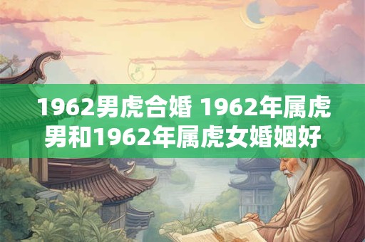 1962男虎合婚 1962年属虎男和1962年属虎女婚姻好吗