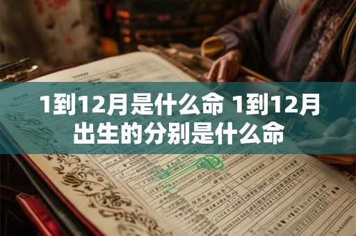 1到12月是什么命 1到12月出生的分别是什么命