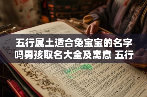 五行属土适合兔宝宝的名字吗男孩取名大全及寓意 五行属土适合取名的字有哪些