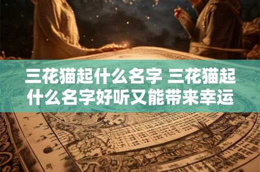 三花猫起什么名字 三花猫起什么名字好听又能带来幸运