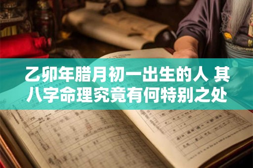 乙卯年腊月初一出生的人 其八字命理究竟有何特别之处