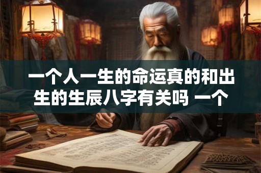 一个人一生的命运真的和出生的生辰八字有关吗 一个人一生的命运真的和出生的生辰八字有关吗