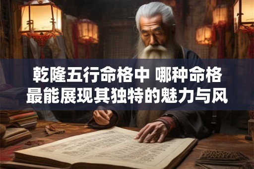 乾隆五行命格中 哪种命格最能展现其独特的魅力与风采