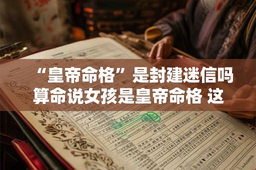 “皇帝命格”是封建迷信吗算命说女孩是皇帝命格 这可信吗