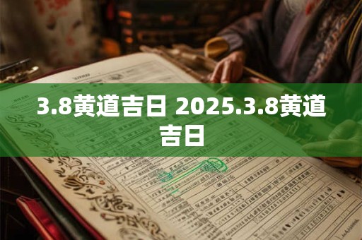 3.8黄道吉日 2026.3.8黄道吉日