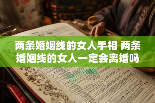 详细阅读:两条婚姻线的女人手相 两条婚姻线的女人一定会离婚吗 两条婚姻线的女人手相 两条婚姻线的女人一定会离婚吗