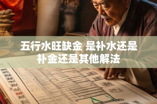 五行水旺缺金 是补水还是补金还是其他解法