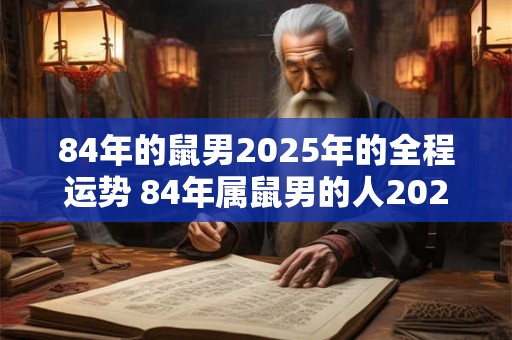84年的鼠男2025年的全程运势 84年属鼠男的人2025年运程每月运程