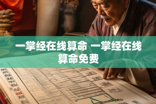 一掌经在线算命 一掌经在线算命免费