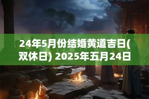 24年5月份结婚黄道吉日(双休日) 2025年五月24日是结婚黄道吉日吗