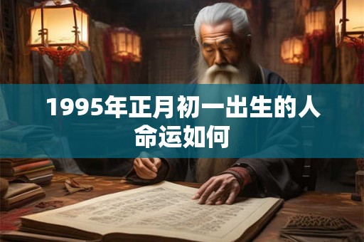 1995年正月初一出生的人命运如何
