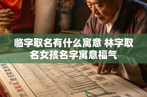 临字取名有什么寓意 林字取名女孩名字寓意福气
