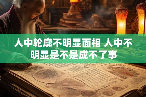 详细阅读:人中轮廓不明显面相 人中不明显是不是成不了事 人中轮廓不明显面相 人中不明显是不是成不了事