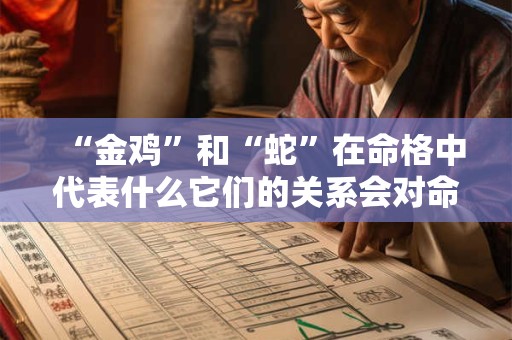 “金鸡”和“蛇”在命格中代表什么它们的关系会对命格产生怎样的影响