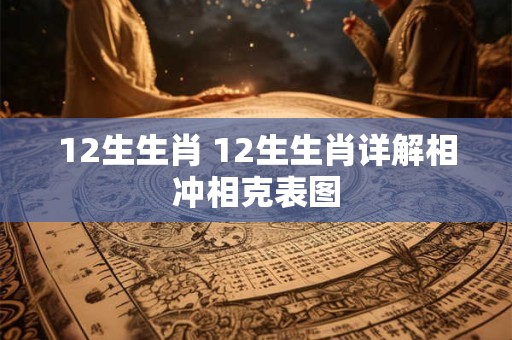 12生生肖 12生生肖详解相冲相克表图