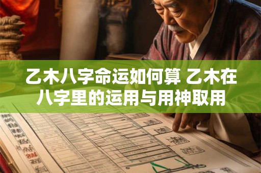 乙木八字命运如何算 乙木在八字里的运用与用神取用 乙木八字命运如何算 乙木在八字里的运用与用神取用