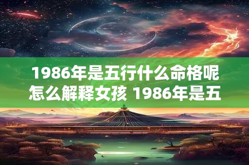 1986年是五行什么命格呢怎么解释女孩 1986年是五行什么命格呢怎么解释女孩名字