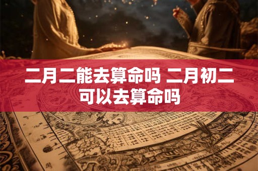 二月二能去算命吗 二月初二可以去算命吗