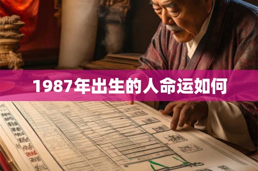 1987年出生的人命运如何
