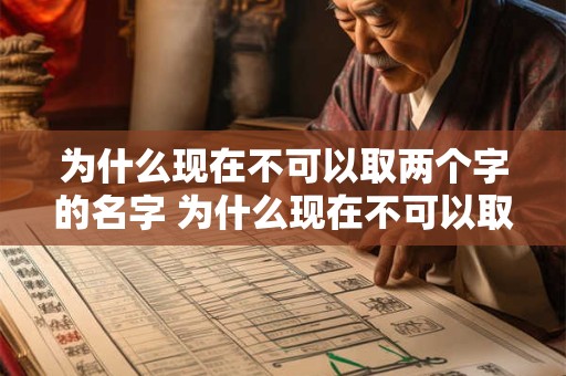 为什么现在不可以取两个字的名字 为什么现在不可以取两个字的名字了