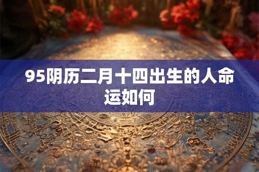 95阴历二月十四出生的人命运如何
