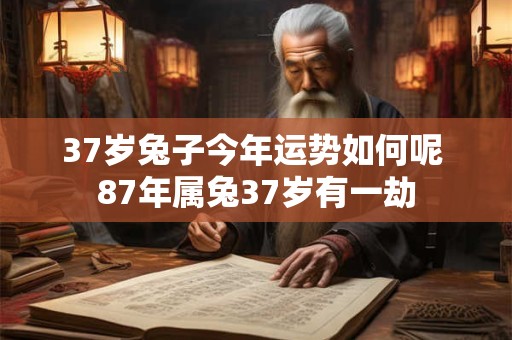 37岁兔子今年运势如何呢 87年属兔37岁有一劫