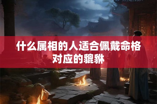 什么属相的人适合佩戴命格对应的貔貅