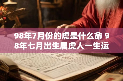 98年7月份的虎是什么命 98年七月出生属虎人一生运势